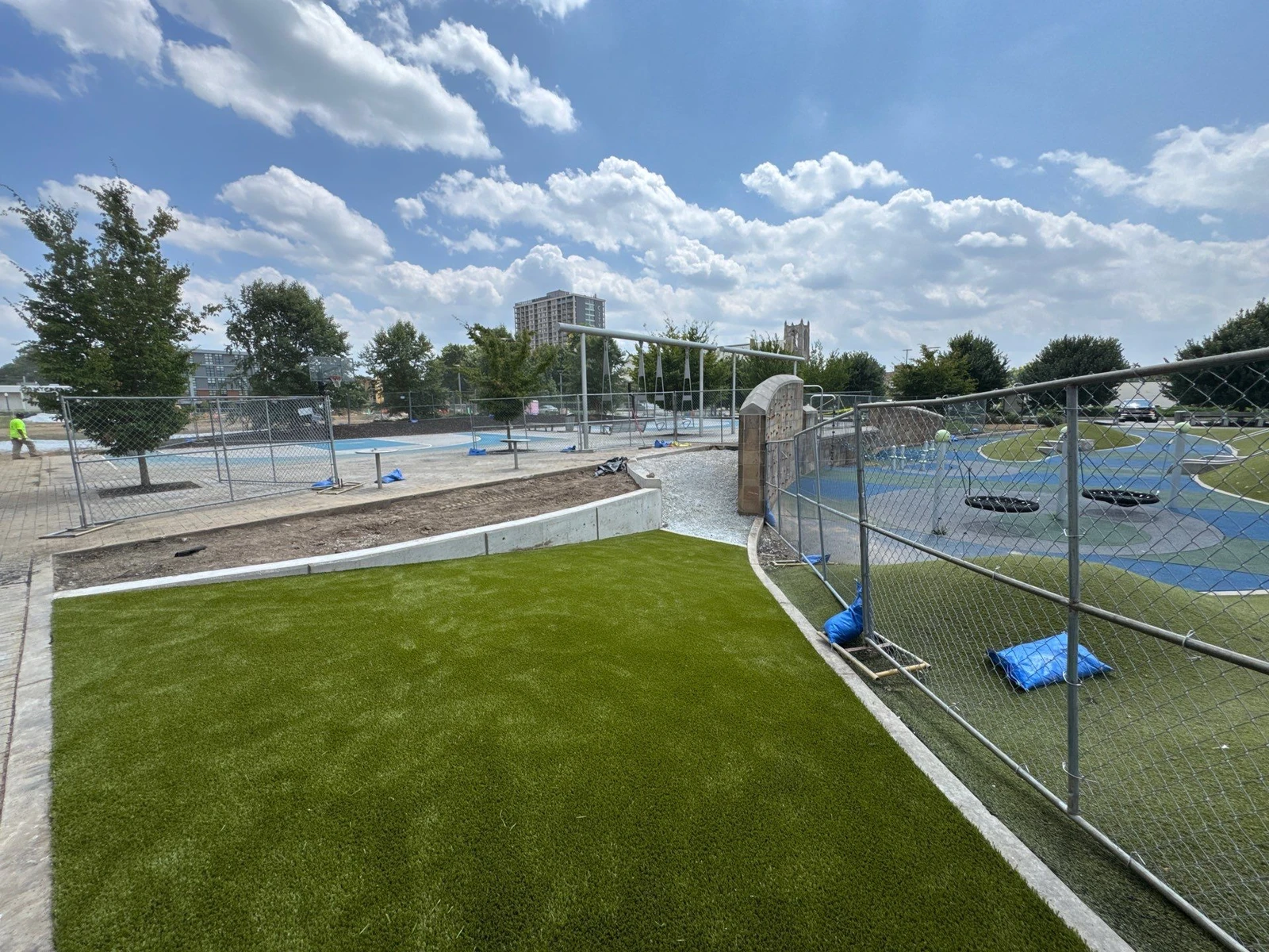 Featured image for “Playground Grass Ultra Installation at Tarkington Park”