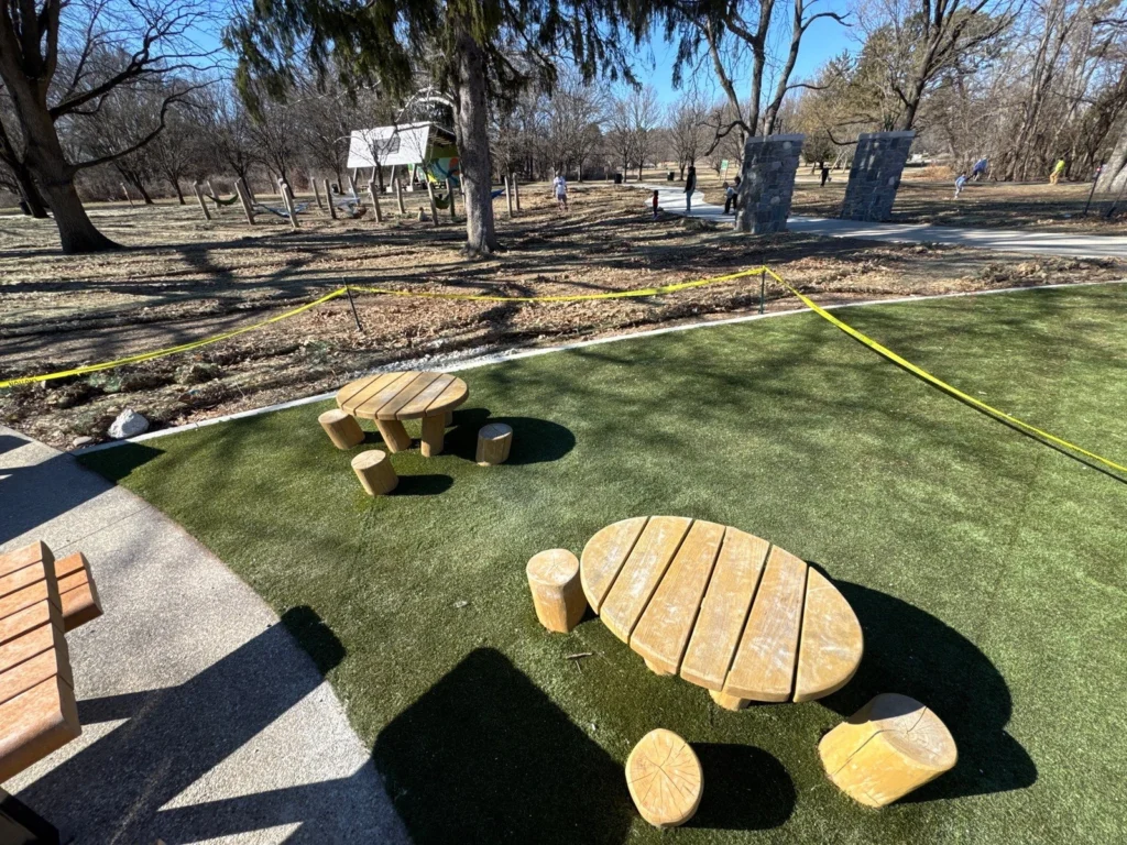 Holliday Park Quest Playground Grass Installation