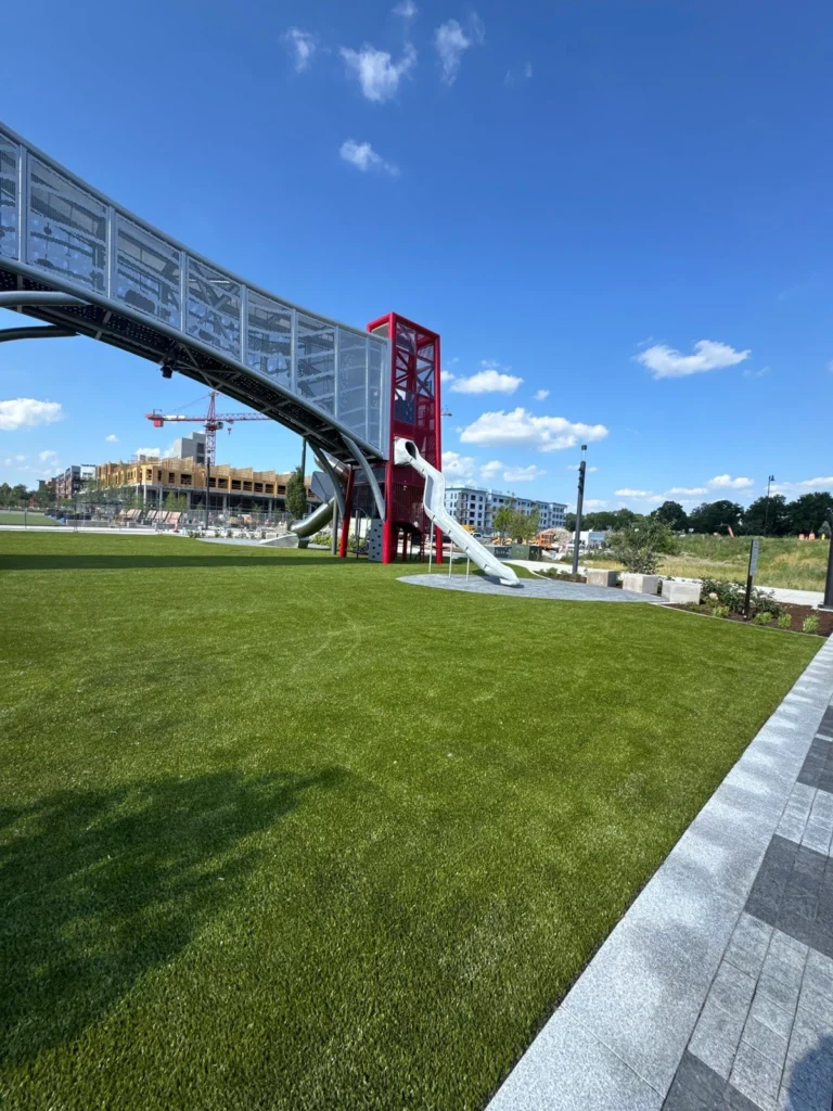 Pet Turf Installation at The Monon Phase 3, 4,230 Sq Ft
