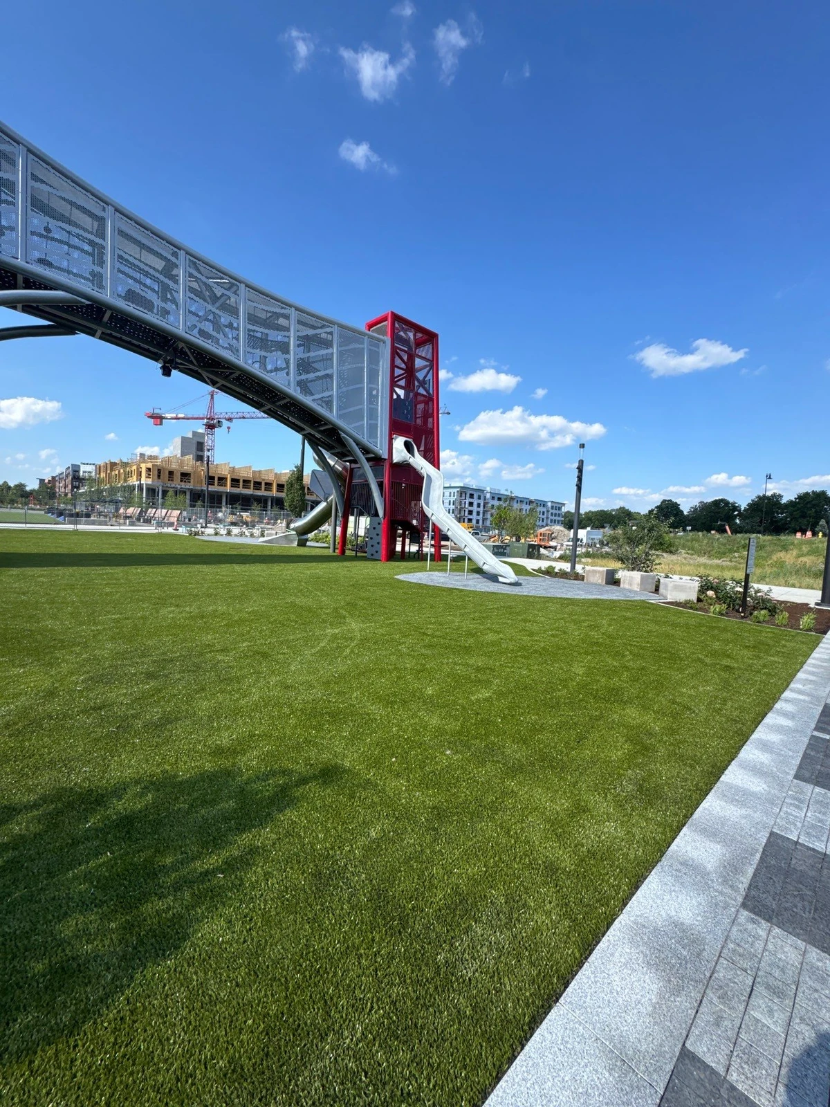 Featured image for “Pet Turf Installation at The Monon Phase 3, 4,230 Sq Ft”