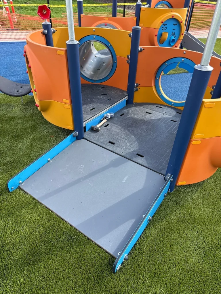 Mt. Vernon Playground Turf Installation Fortville IN